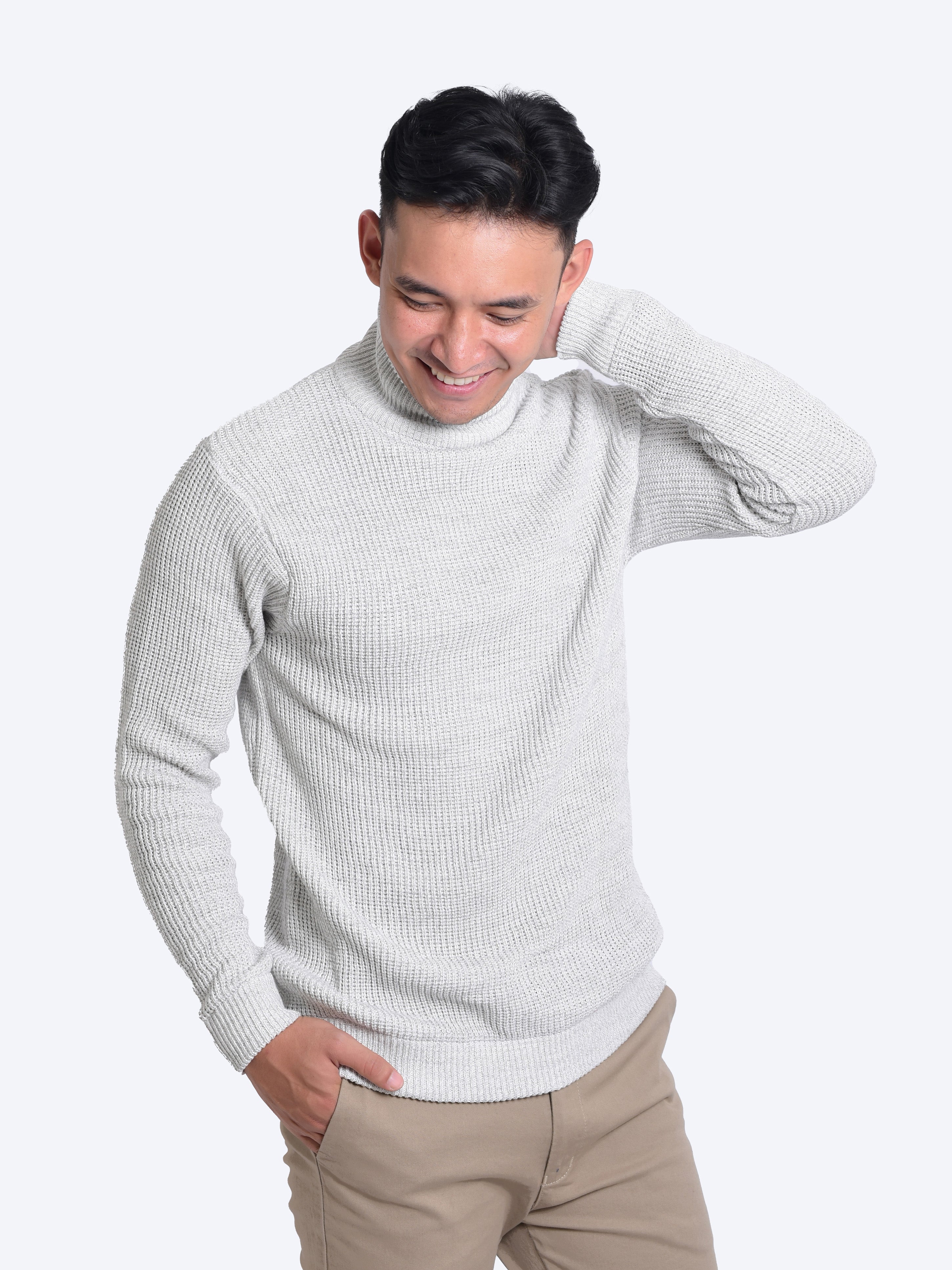 Cord-Turtleneck-Knitwear-Gomuda
