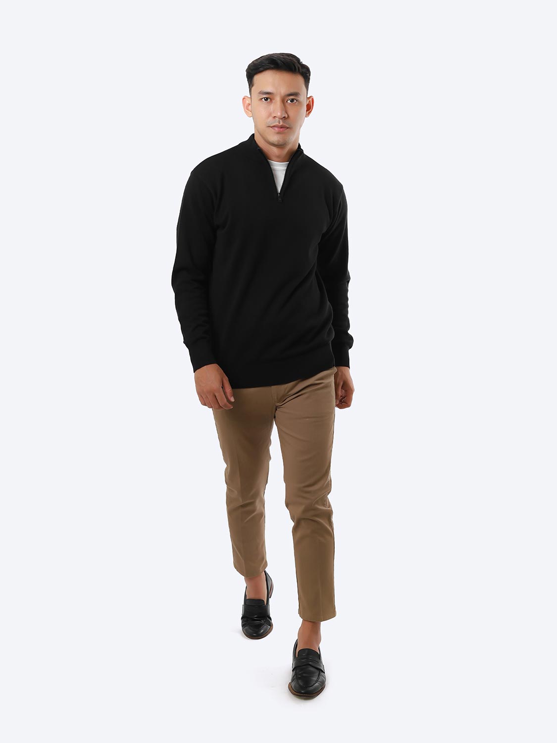 Mockneck-Zip-Knitwear-Gomuda