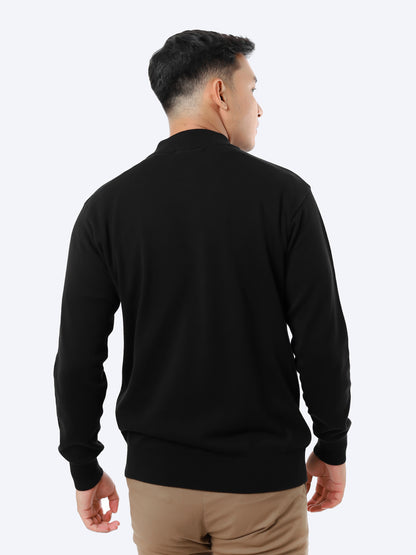 Mockneck Zip Knitwear