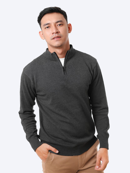 Mockneck Zip Knitwear