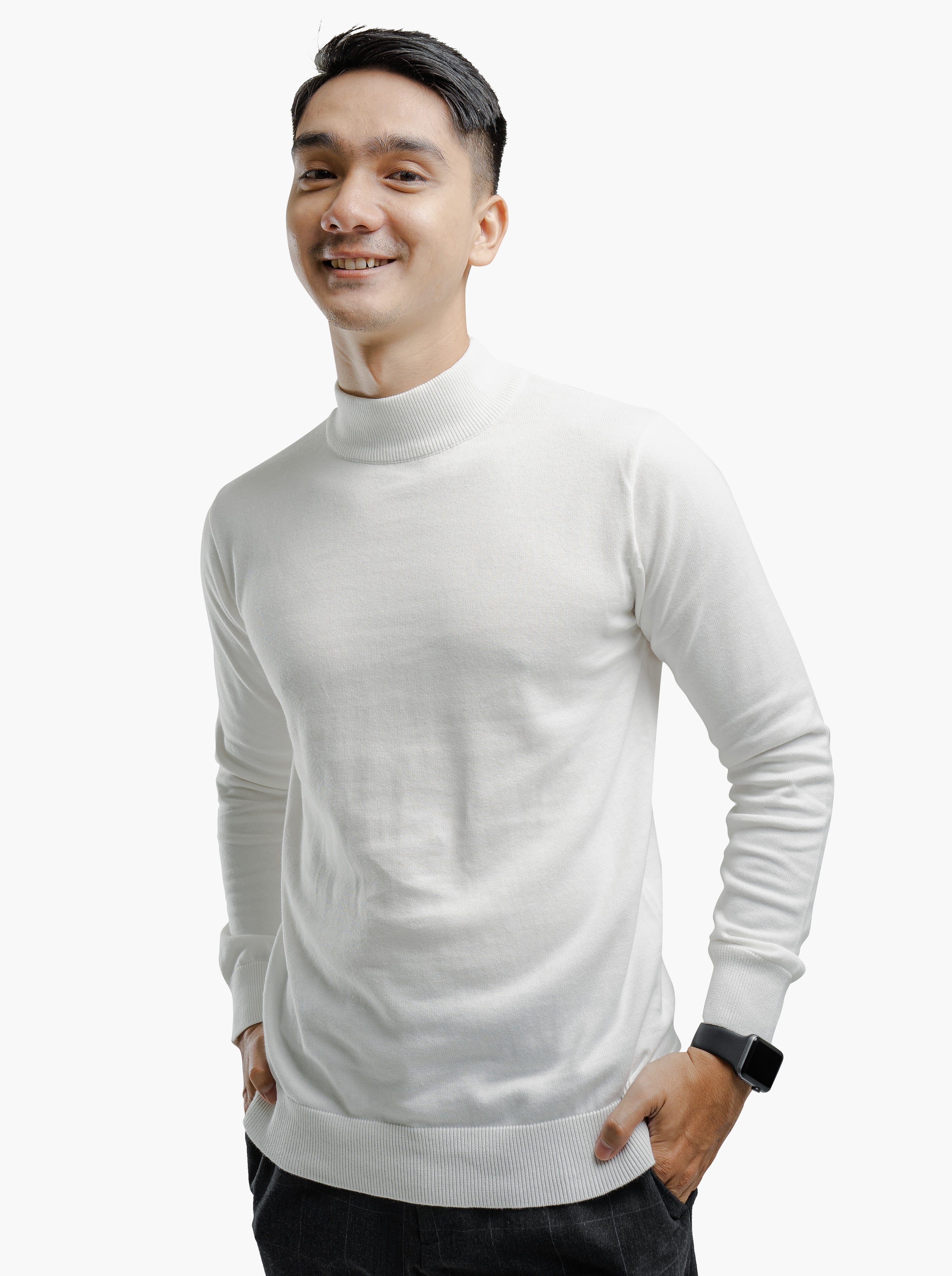 Mock-Turtleneck-Knitwear-Gomuda