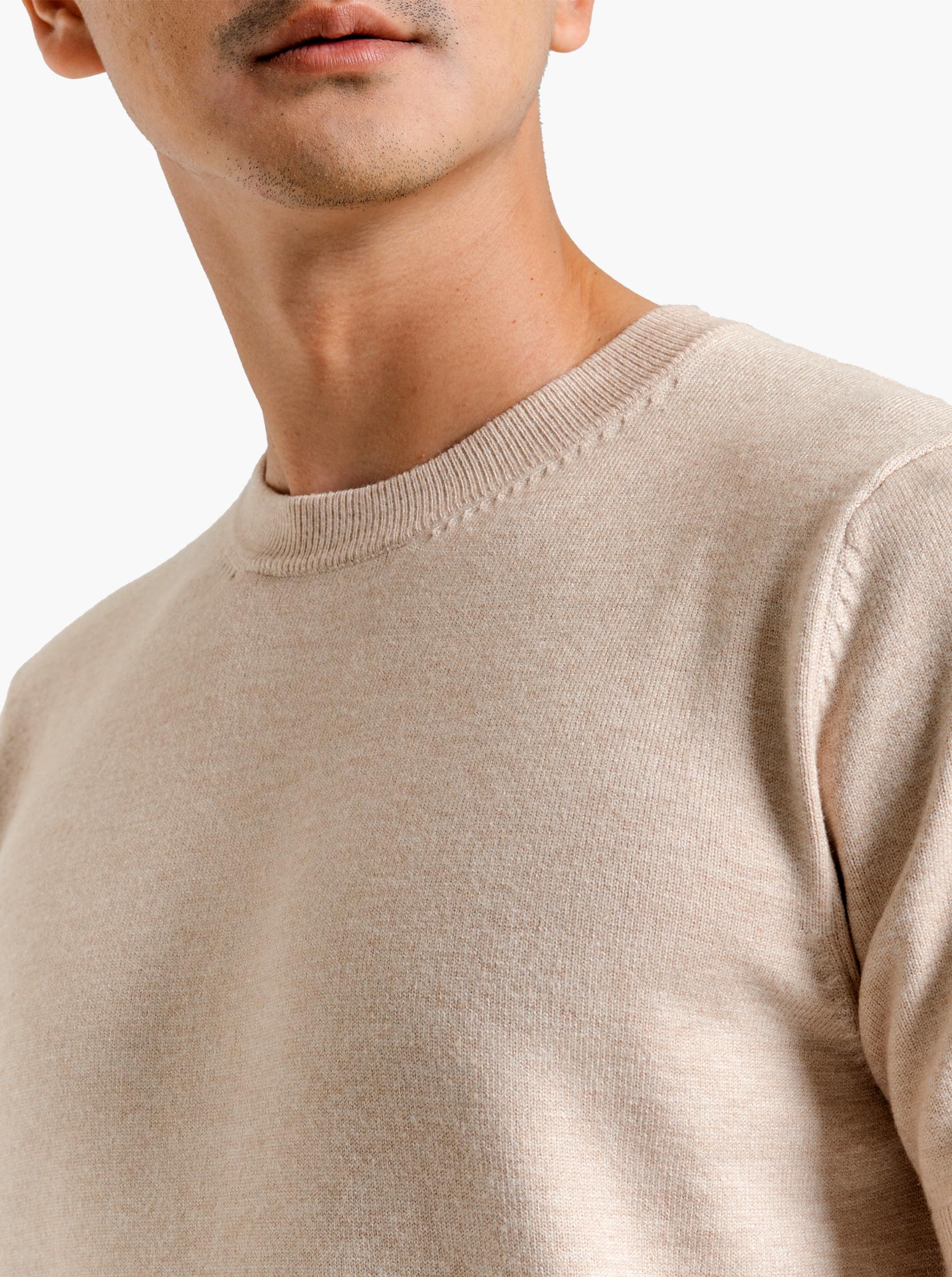 Viscose-Crewneck-Short-Sleeve-Knitwear-Gomuda