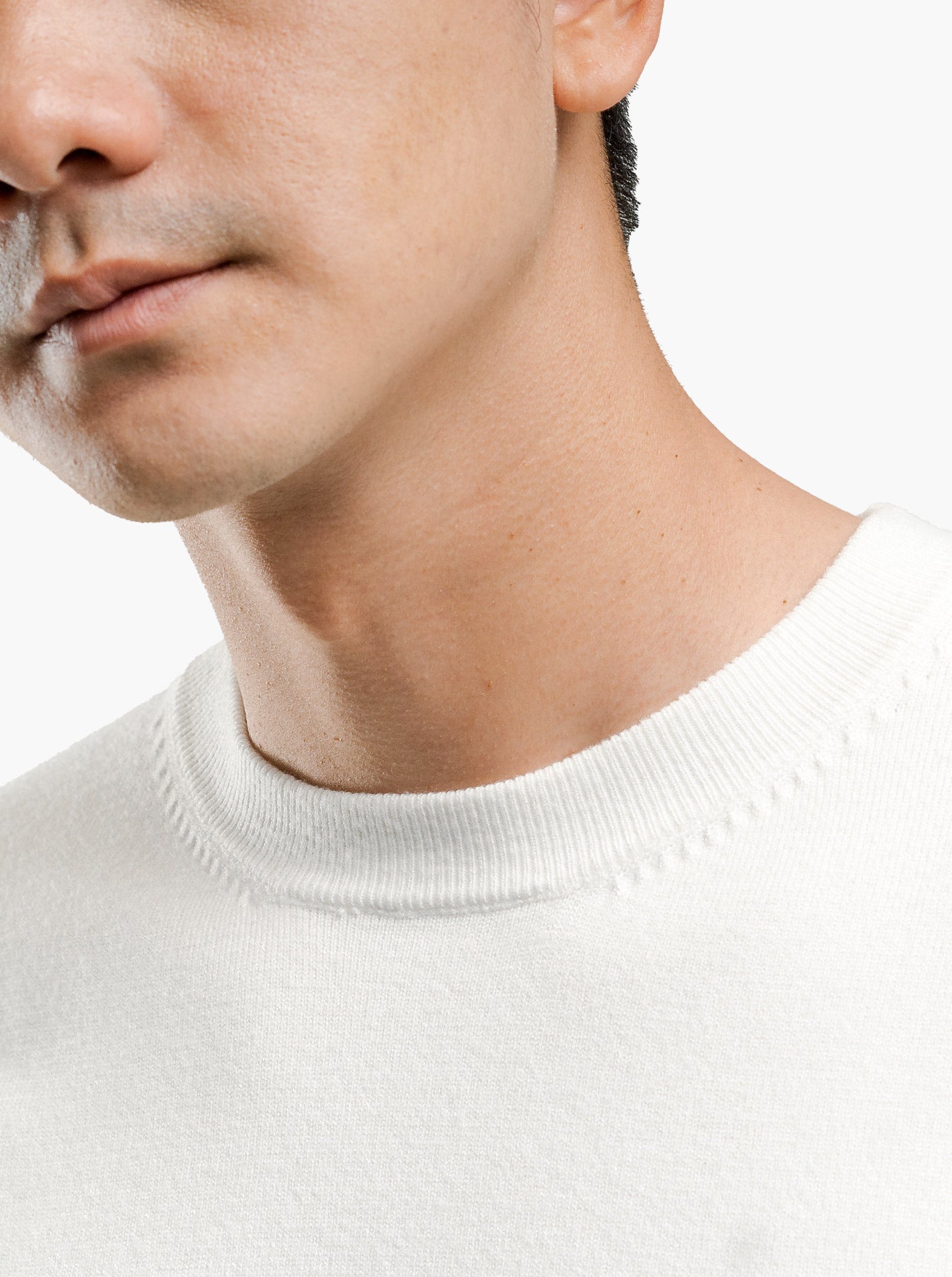 Viscose-Crewneck-Short-Sleeve-Knitwear-Gomuda