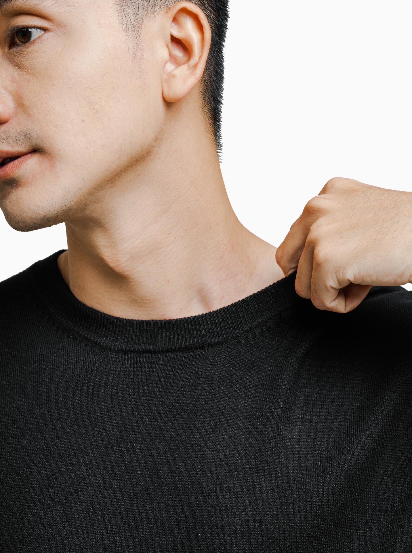 Viscose-Crewneck-Short-Sleeve-Knitwear-Gomuda