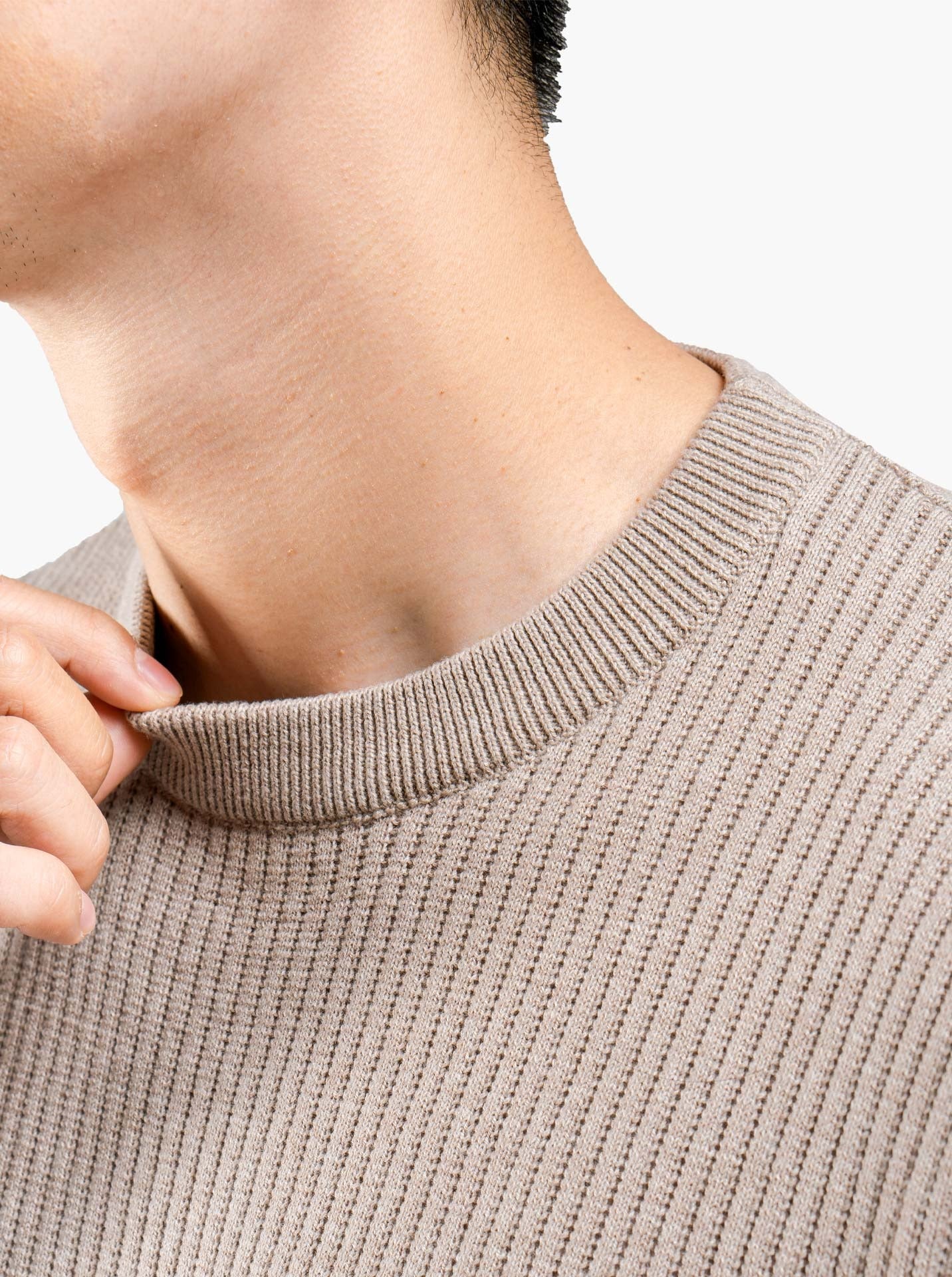 Choco Cord Crewneck Short Sleeve Knitwear