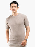 Choco Cord Crewneck Short Sleeve Knitwear