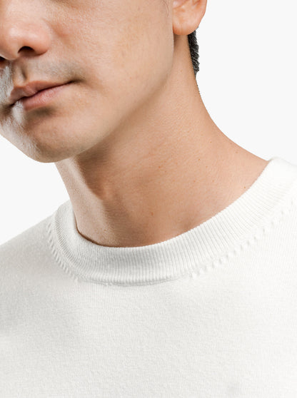 Viscose Crewneck Short Sleeve Knitwear