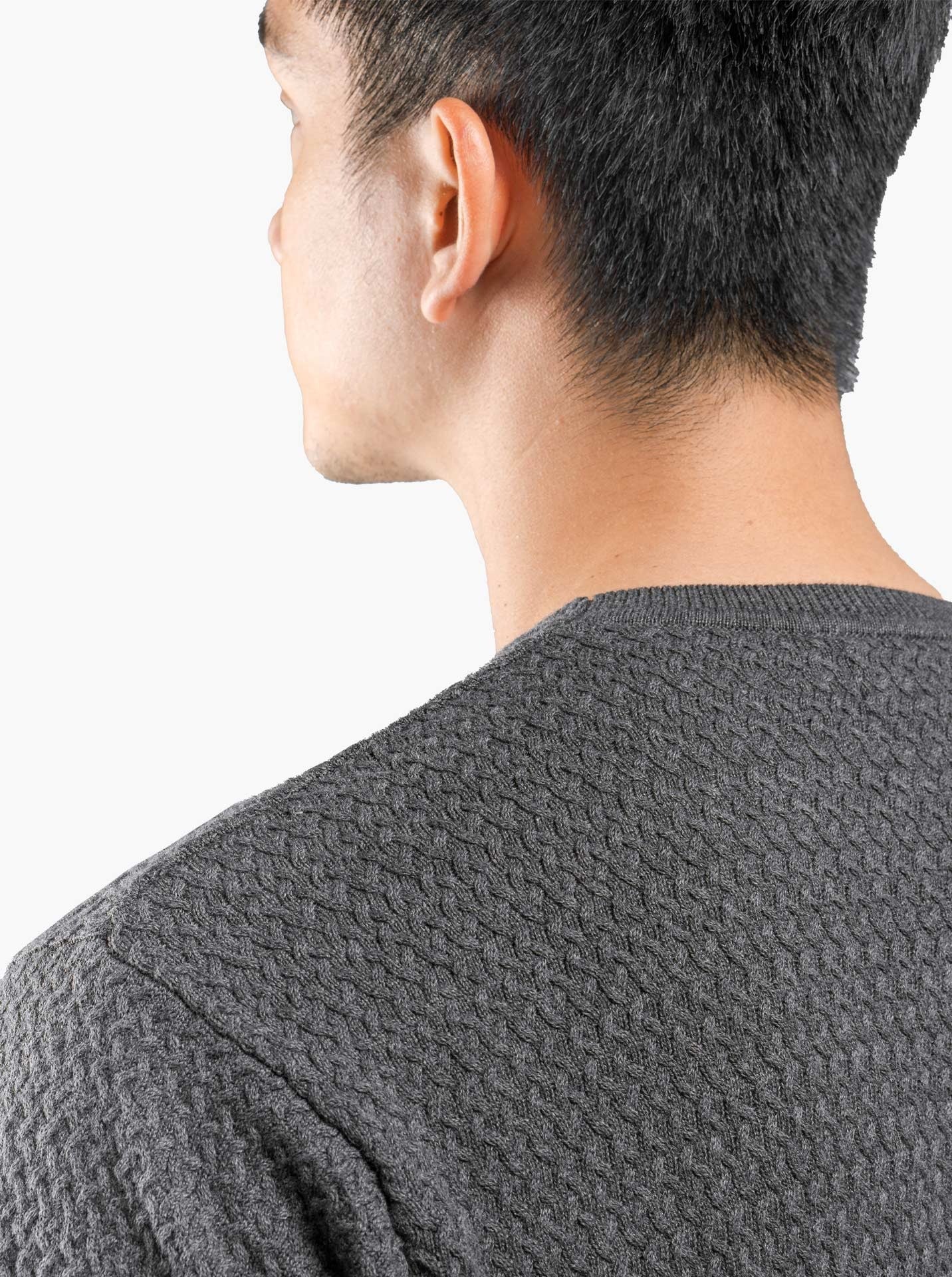 Grey Lambda Crewneck Knitwear
