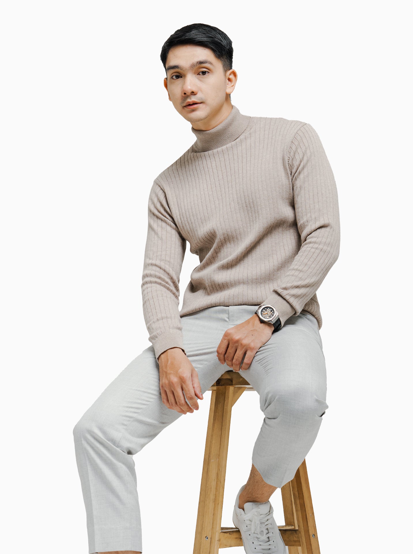 Slimfit-Ribbed-Roll-Neck-Knitwear-Gomuda