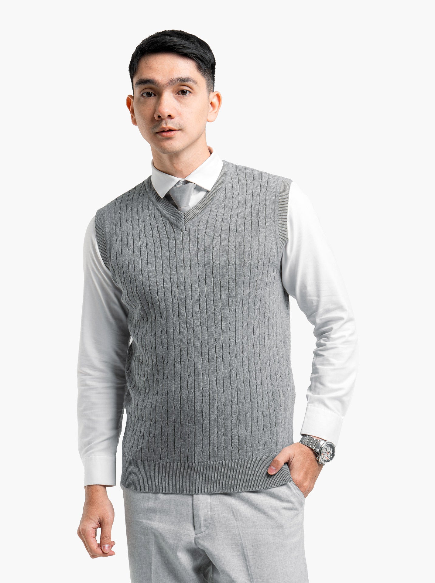 Cable Vest Knitwear