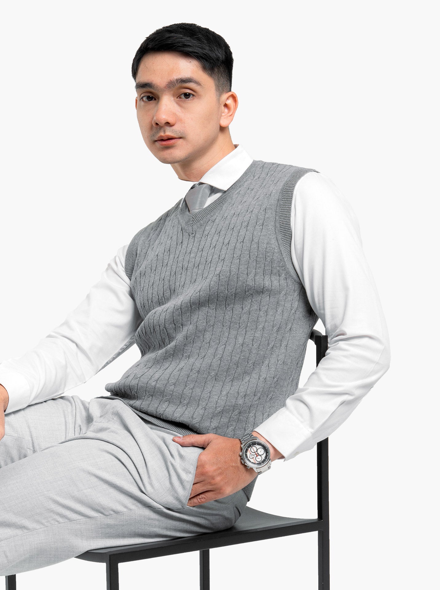 Cable Vest Knitwear