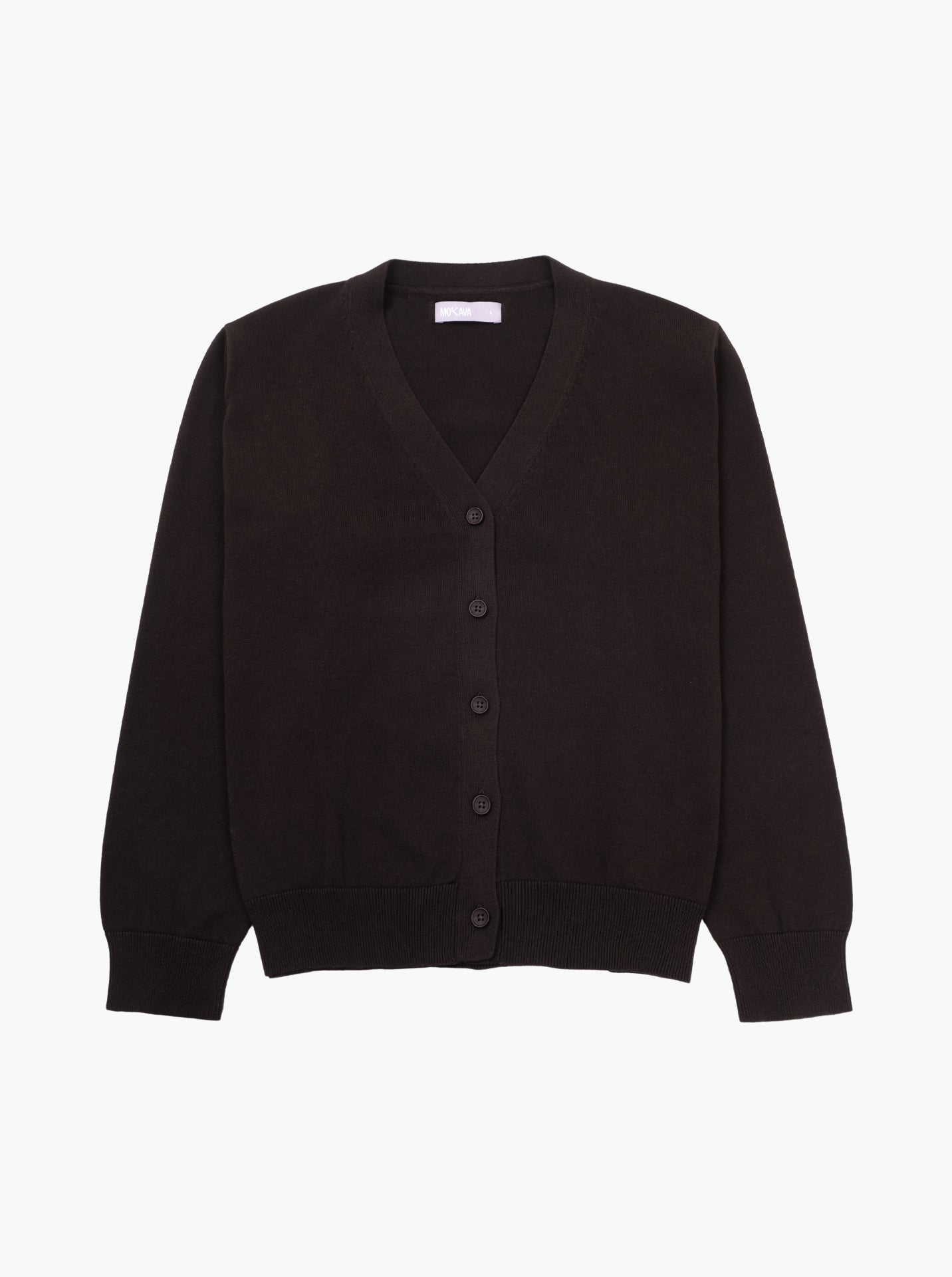 Earth Tone Women's Oversized V-Neck Cardigan Sweater