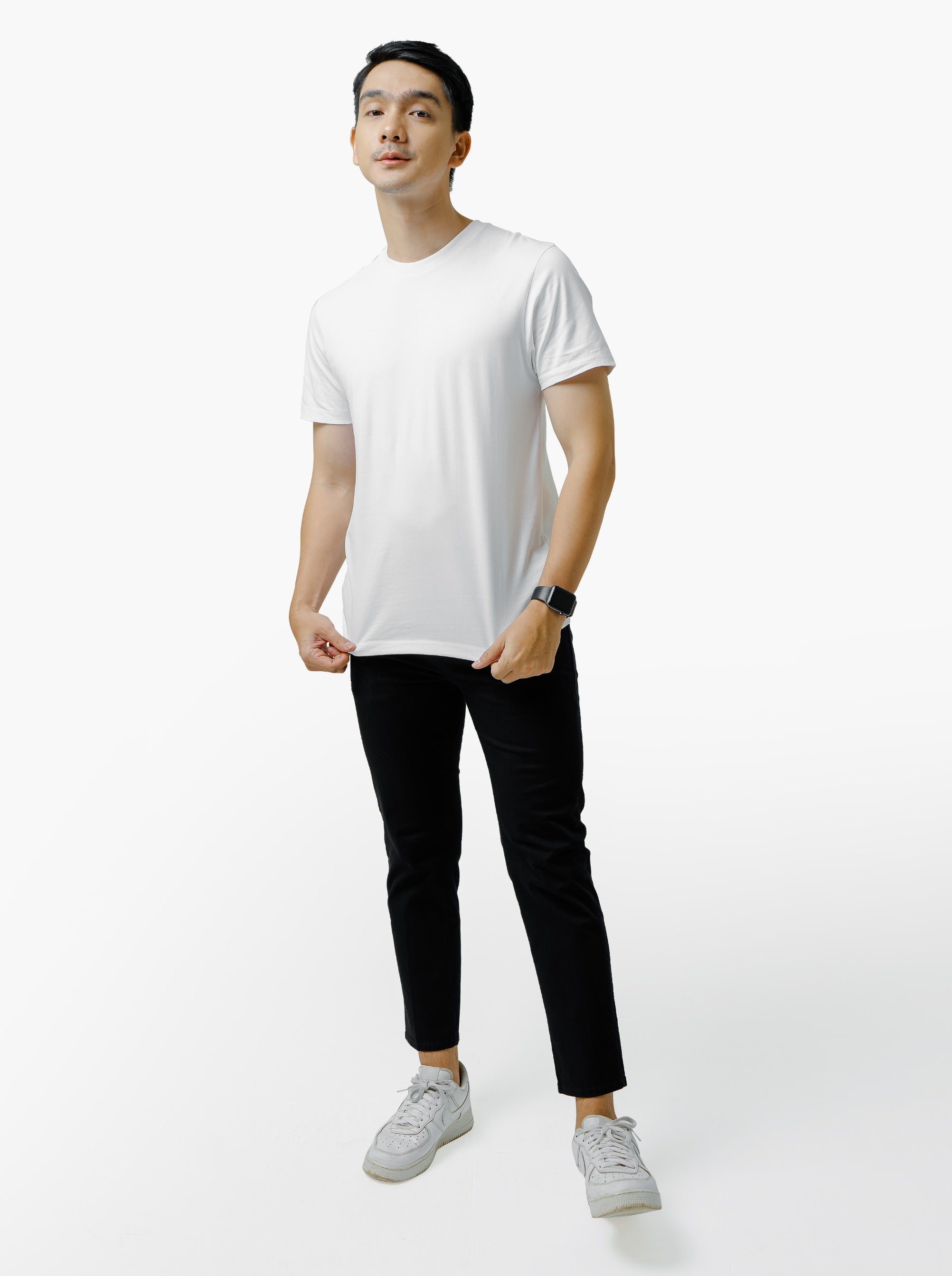 White Basic Slimfit T-Shirt