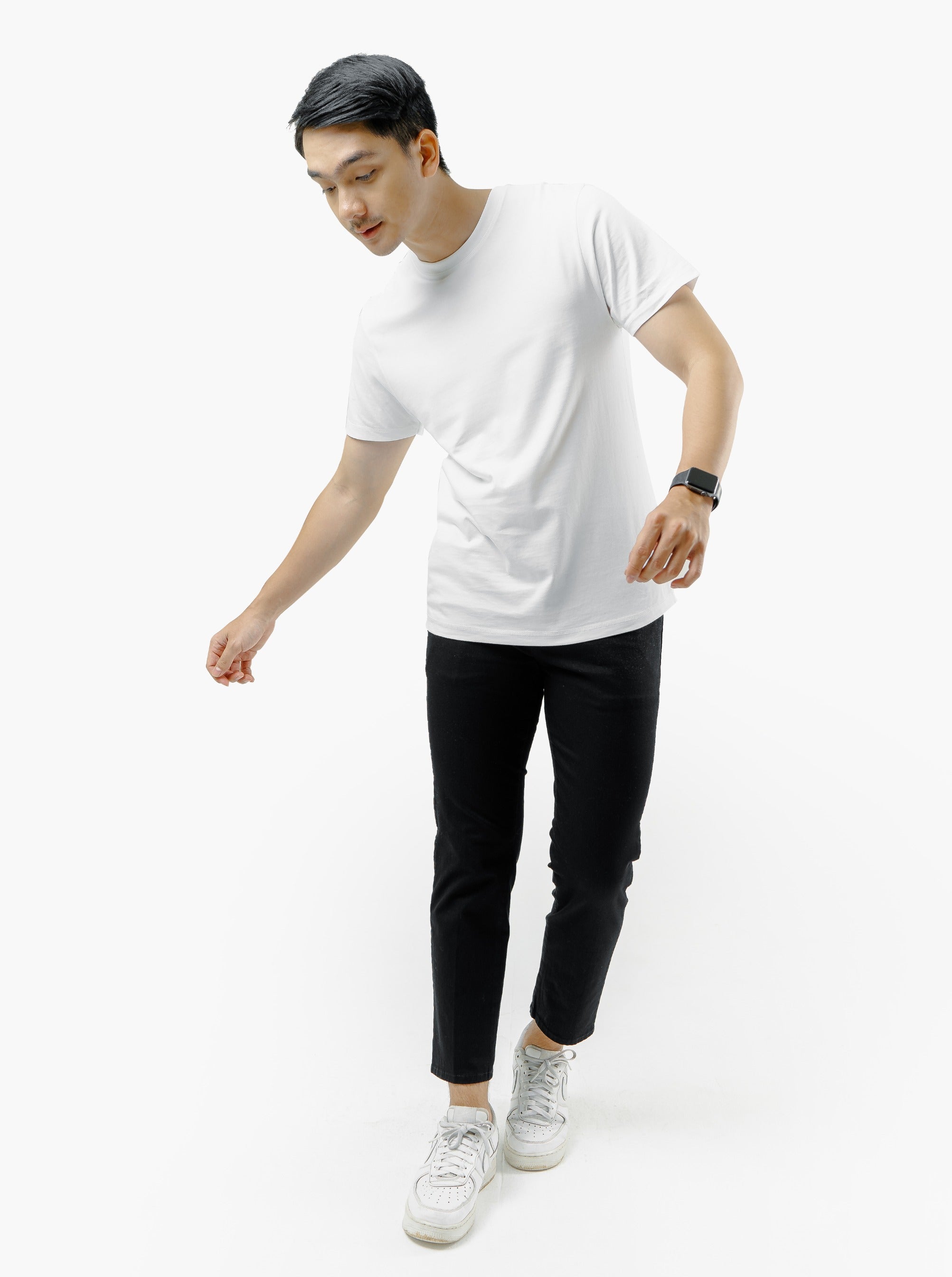 White Basic Slimfit T-Shirt