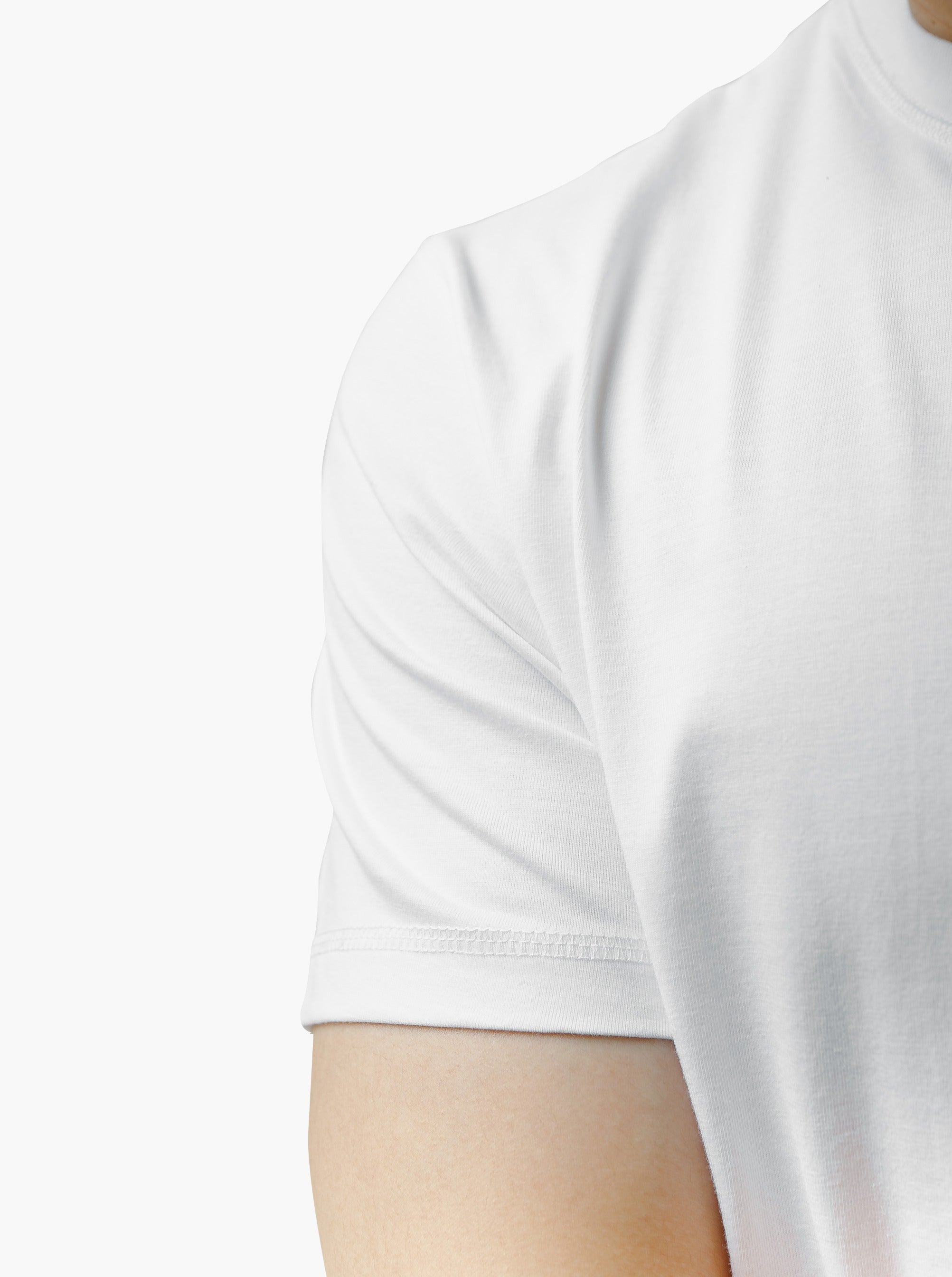 White Basic Slimfit T-Shirt