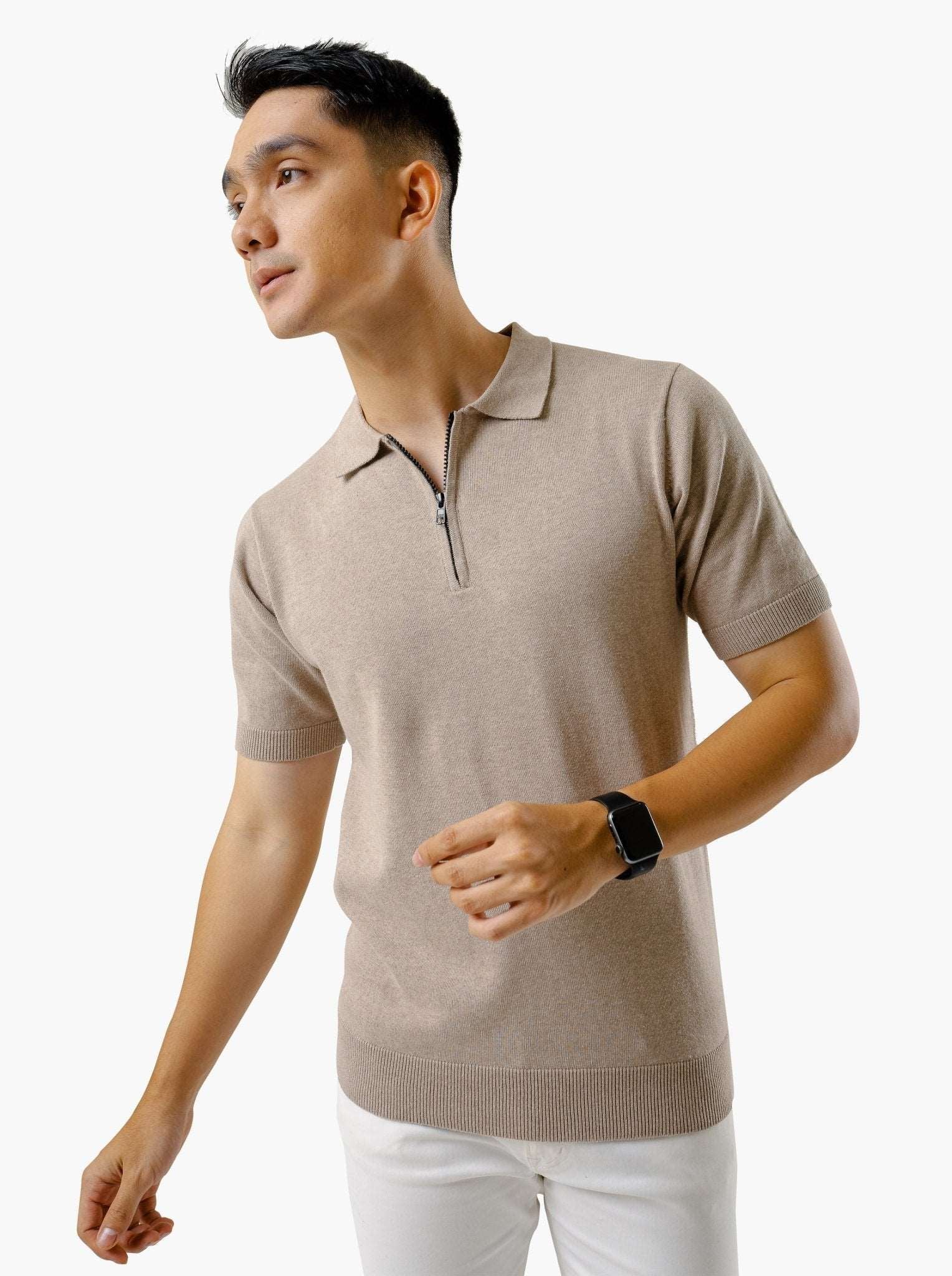 Polo-Zip-Neck-Knitwear-Gomuda