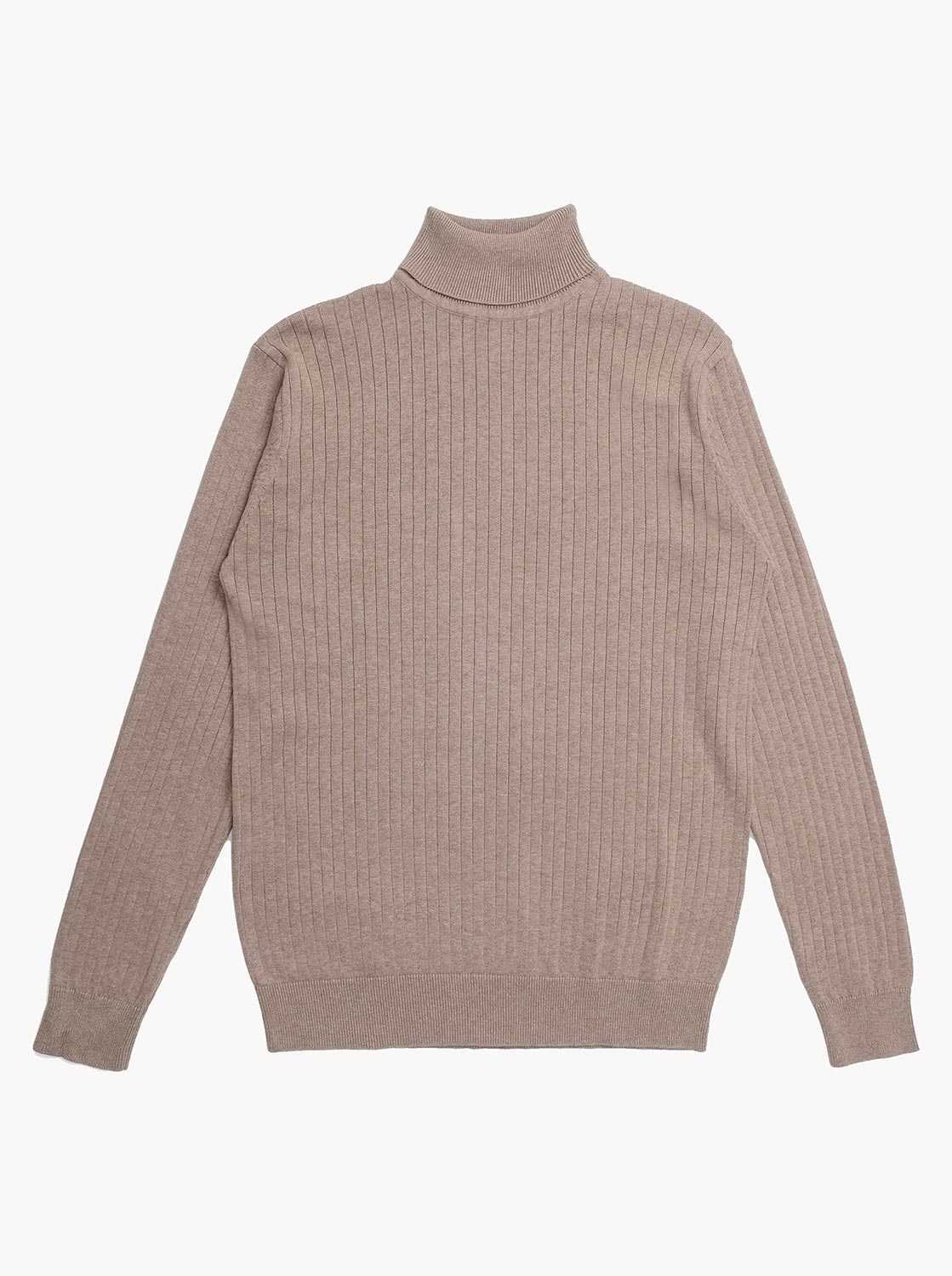 Slimfit-Ribbed-Roll-Neck-Knitwear-Gomuda