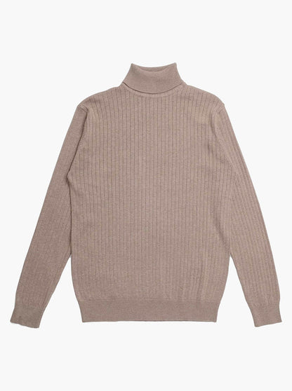 Choco Slimfit Ribbed Roll Neck Knitwear - Gomuda